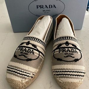 Prada espadrilles Size 8 brand new